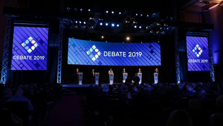 Los candidatos presidenciales debatieron antes de las elecciones generales del próximo domingo