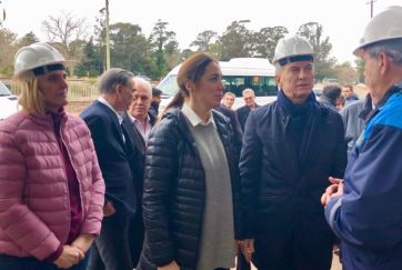 Vidal recordó a Eva Perón e hizo una recorrida con Macri y los candidatos locales