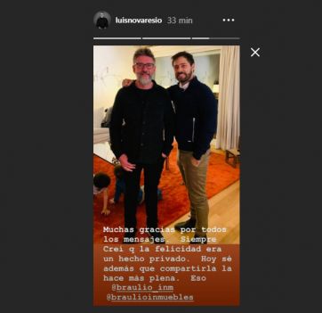 Luis Novaresio está de novio con un importante empresario