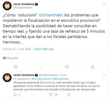 Liberaron al especialista informático, crítico de la operación de Smartmatic