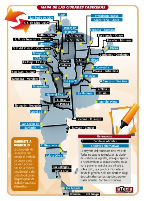 Capitales alternativas, los destinos elegidos por Alberto Fernández