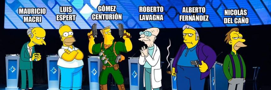 Gómez Centurión usó a Los Simpson para resumir el debate