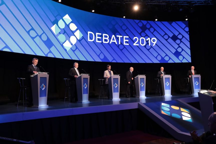 Los candidatos presidenciales debatieron antes de las elecciones generales del próximo domingo