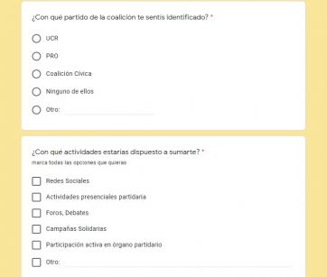 Militantes convocan a “adherir” a Juntos por el Cambio pensando en un futuro como oposición