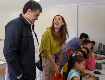 María Eugenia Vidal y Jorge Macri se mostraron juntos para disipar rumores de enfrentamiento