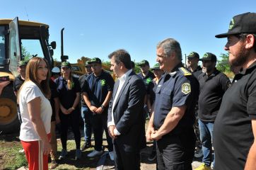 Vidal volvió a La Matanza y participó del derribo de otro búnker de droga