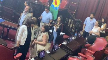 Tras la negociación, juraron los nuevos senadores y se eligieron las nuevas autoridades de la Cámara