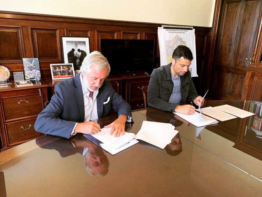 García y Conte Grand firmaron convenios para optimizar la prestación de servicios judiciales