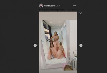 El polémico vestuario de la hija de Wanda Nara por su cumpleaños