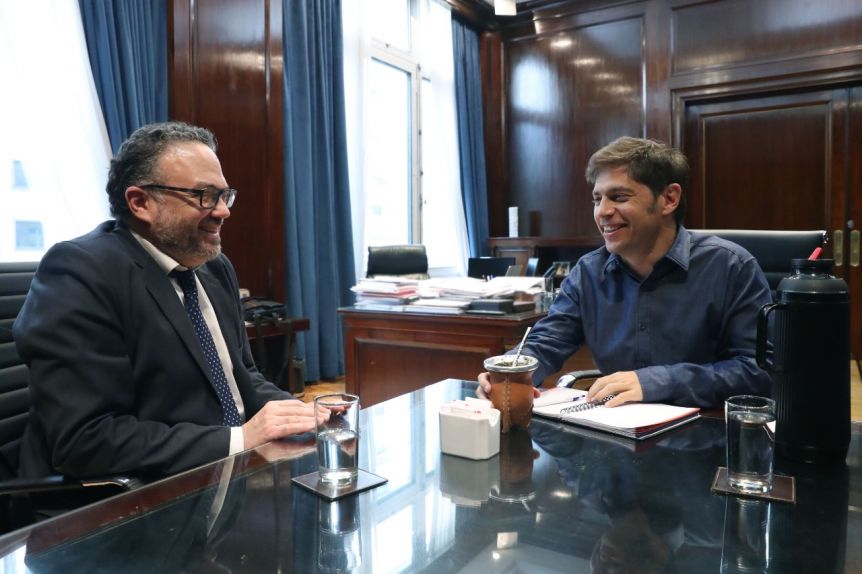 Kicillof se reunió con un ministro nacional y reforzó la agenda industrial de la provincia