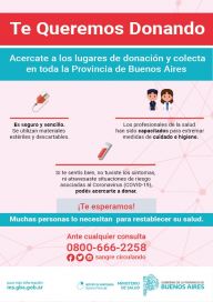 Por el coronavirus la donación de sangre en la Provincia cayó un 50 por ciento