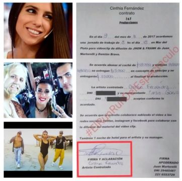 Cinthia Fernández: ¿denunciada por maltrato, estafa y por no cumplir con un contrato?