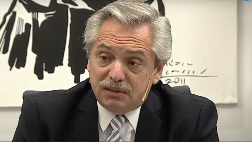 Alberto estimó una caída del PBI de 5 por ciento