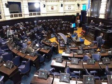 Con una capacitación en género, Diputados realizó su primer simulacro de sesión