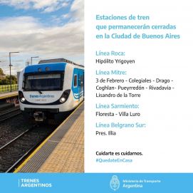 El tren en tiempos de coronavirus