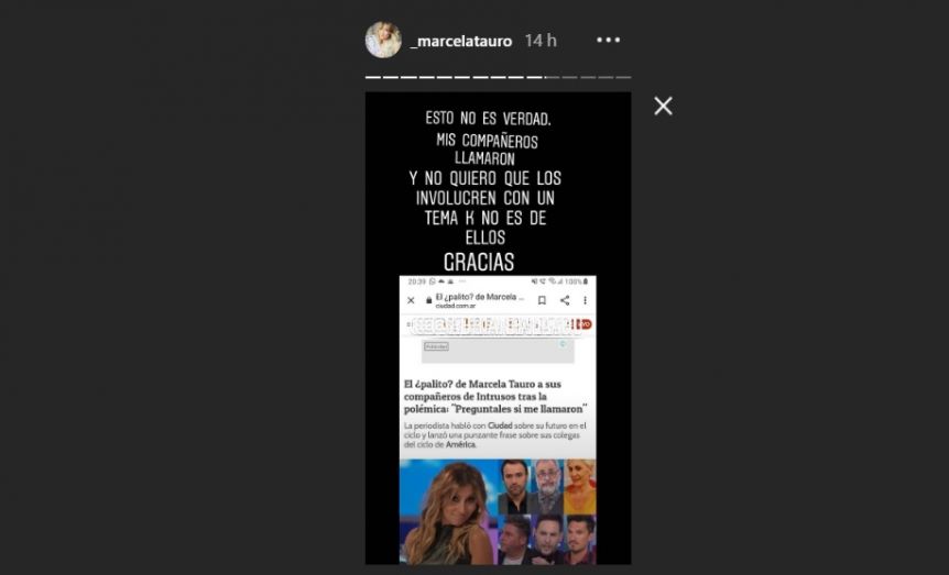 Paparazzi compartió una nota y Marcela Tauro les salió al cruce en redes