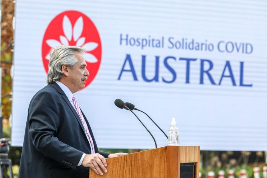 En medio de los cuestionamientos, Alberto insistió en mantener la unidad ante la pandemia