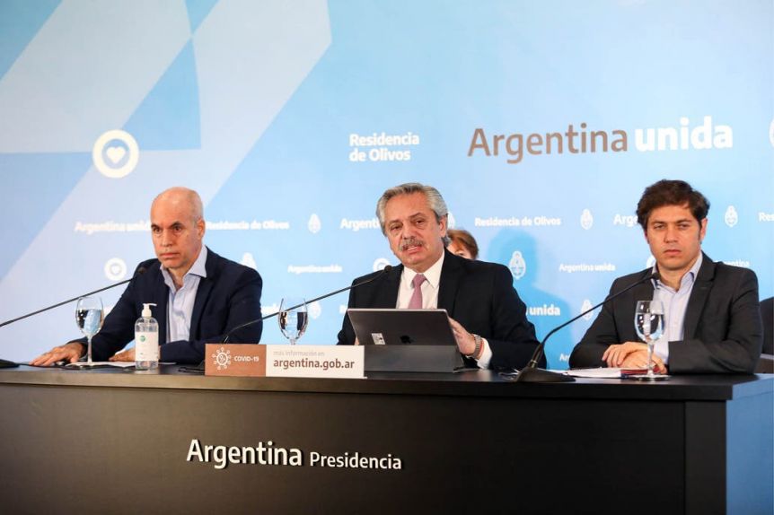 Con la la fase 1 entre las opciones, nuevo cónclave entre Alberto, Kicillof y Larreta