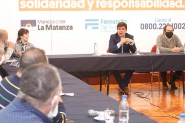 Espinoza se reunió con pastores evangélicos para profundizar las acciones de asistencia