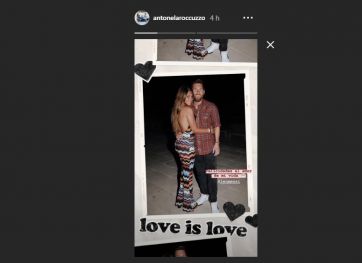 Tierno saludo de Antonela Roccuzzo a Messi por su cumpleaños