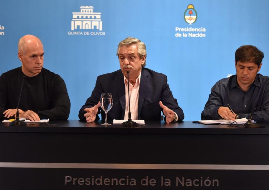 Con contagios en ascenso, Alberto, Kicillof y Larreta tomarán el viernes la decisión final