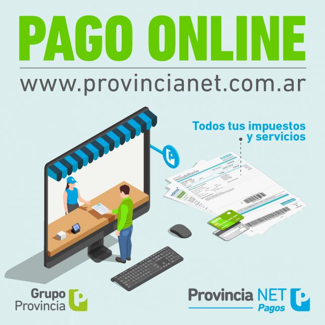 Provincia.net Pagos suma el cobro de tasas fiscales en su web