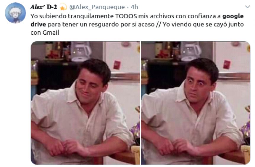 Tras la caída de Gmail y Google Drive aparecieron los memes argentinos