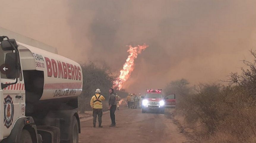 Córdoba registra al peor incendio en los últimos 12 años