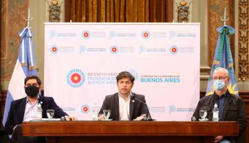 Sin grandes anuncios, Kicillof remarcó que la situación es