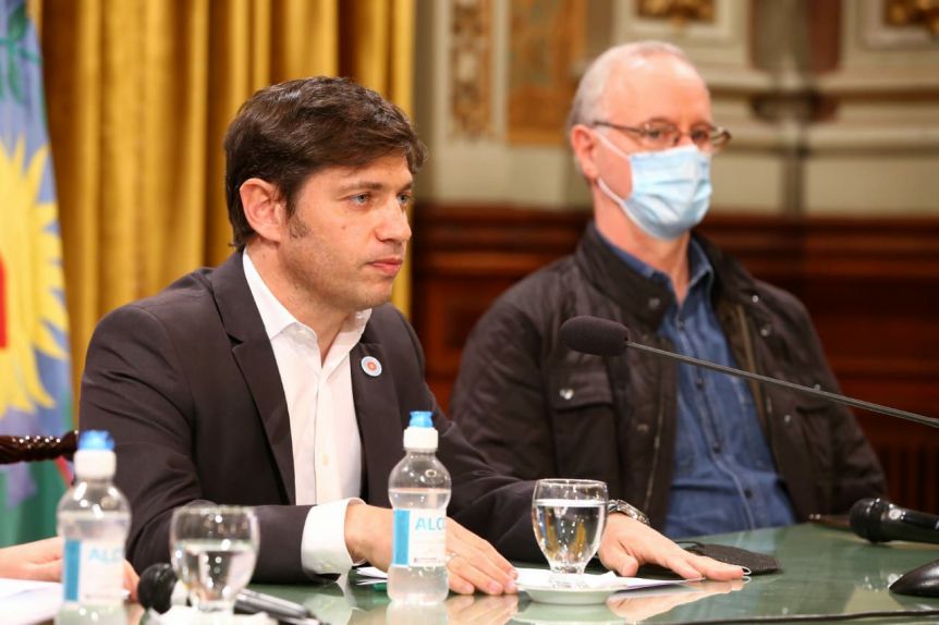 Sin grandes anuncios, Kicillof remarcó que la situación es