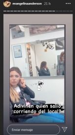 La reacción de Evangelina Anderson tras su decisión de hacerse un piercing en la oreja