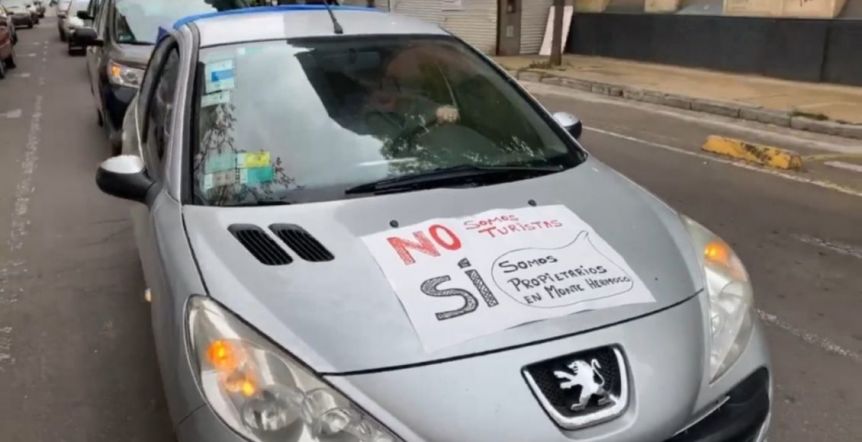 Propietarios no residentes de Monte Hermoso se movilizaron en Bahía Blanca