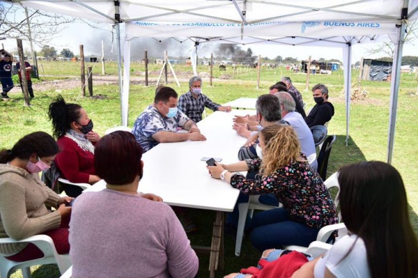 Tomas de Guernica: 500 familias ya se registraron para abandonar el predio