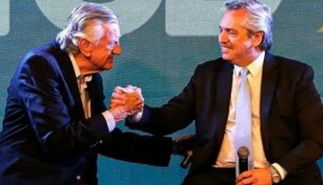 PARTE: los soldados de Alberto ante un PJ que espera al Presidente