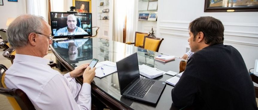 Con la mira en la situación del interior, Kicillof dialoga con los intendentes