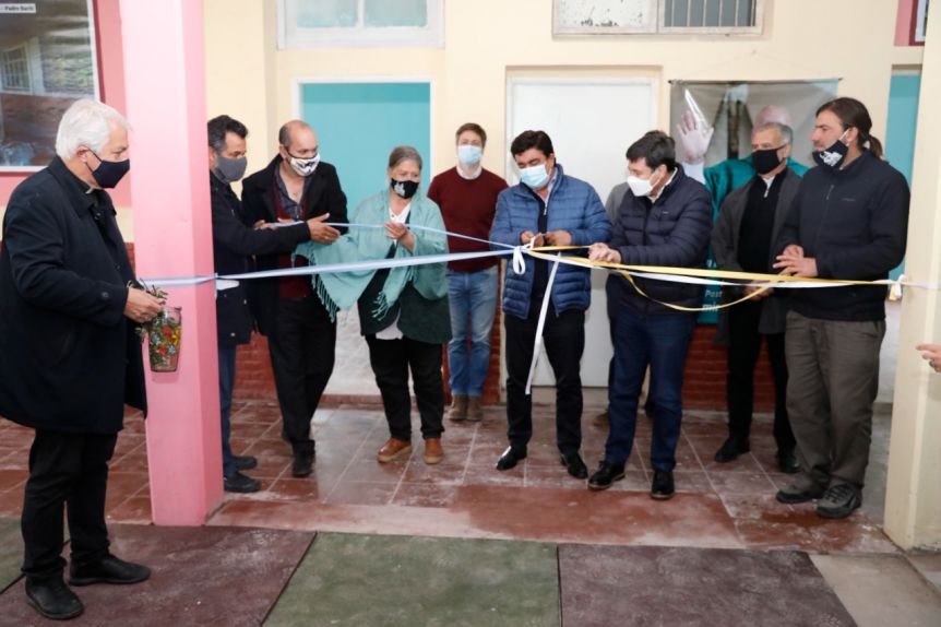 Espinoza inauguró el jardín