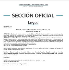 Malvinas: es ley la declaración del Bicentenario de la toma de posesión argentina