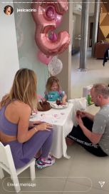 Jesica Cirio y Martín Insaurralde celebran los 3 años de su hija