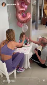 Jesica Cirio y Martín Insaurralde celebran los 3 años de su hija