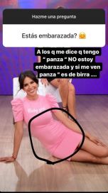 Barby Franco lució un vestido ajustado y respondió ante las consultas sobre su embarazo