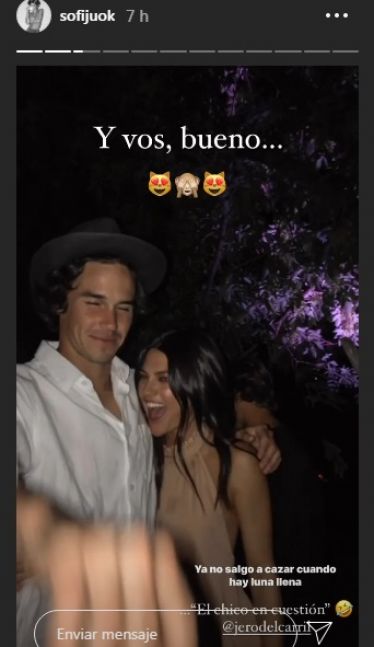 Sofía Jujuy Jiménez compartió las primeras fotos junto a su nuevo novio