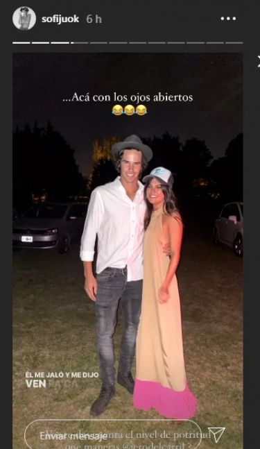 Sofía Jujuy Jiménez compartió las primeras fotos junto a su nuevo novio