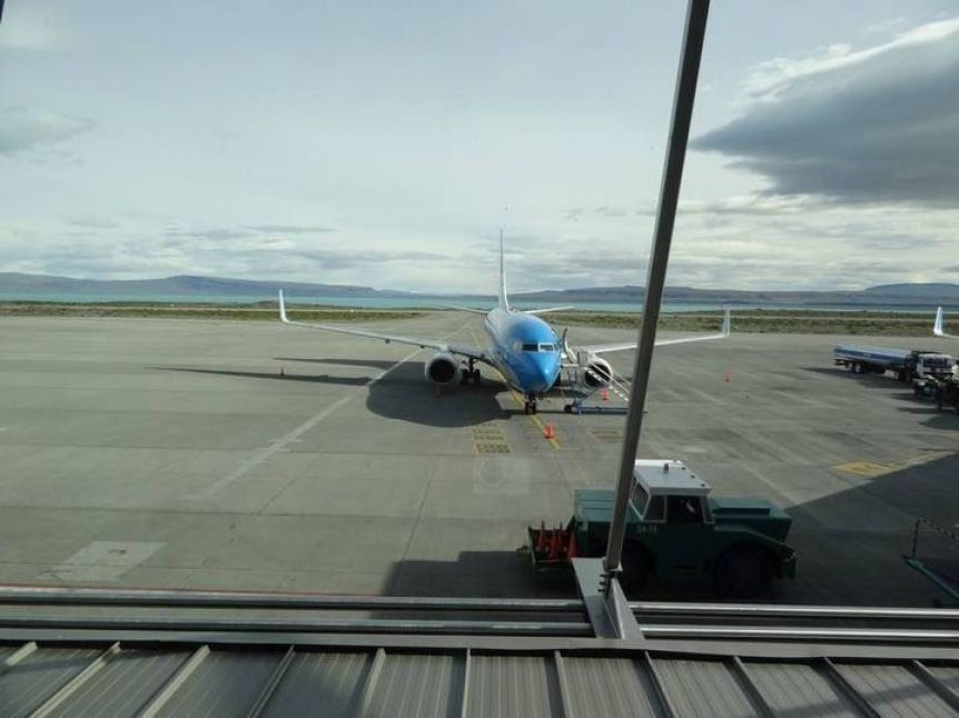 Después de marcar la cancha, Cristina llegó a El Calafate