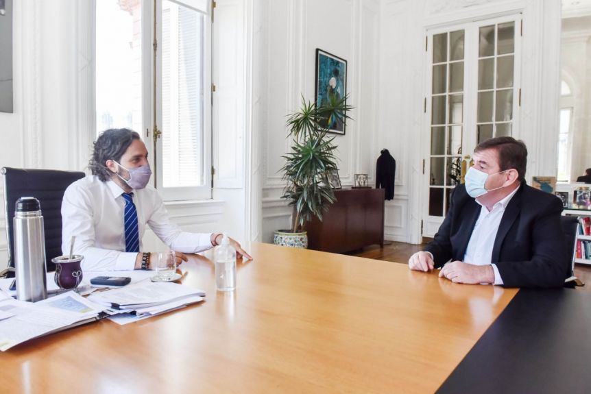 Intendente Pro de recorrida por oficinas del gobierno nacional