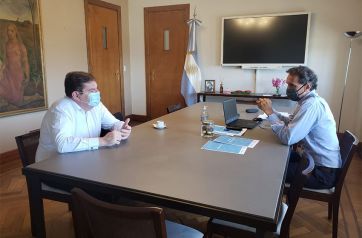 Intendente Pro de recorrida por oficinas del gobierno nacional
