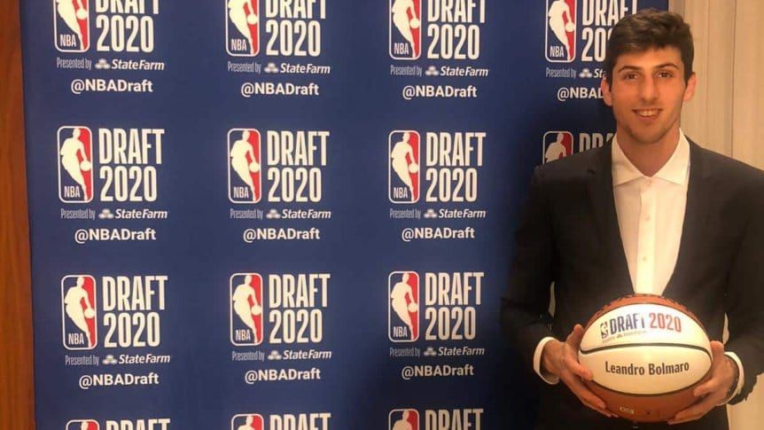 Histórico: Leandro Bolmaro, el cordobés elegido en la primera ronda del Draft de la NBA