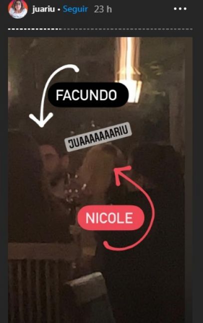Después de los rumores, Nicole Neumann, explicó la foto con Facundo Moyano
