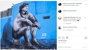 Kicillof y el gabinete provincial homenajearon a Maradona