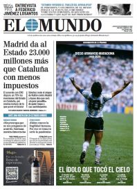 La partida de Maradona fue noticia en los principales medios del mundo