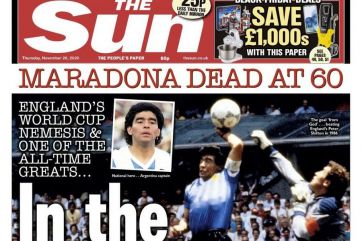 La partida de Maradona fue noticia en los principales medios del mundo